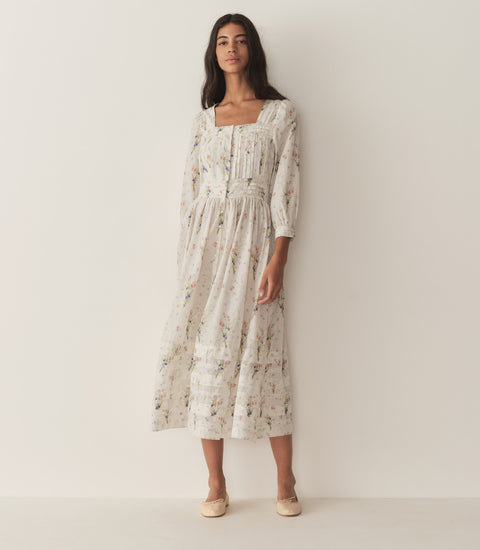 MINTA DRESS -- PAINTED BOUQUET