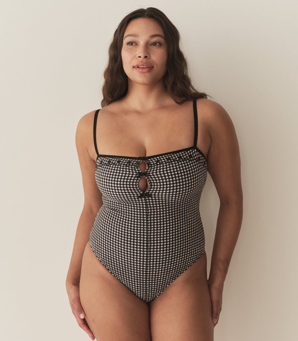 ADRIELLE MAILLOT -- LA MADDALENA GINGHAM