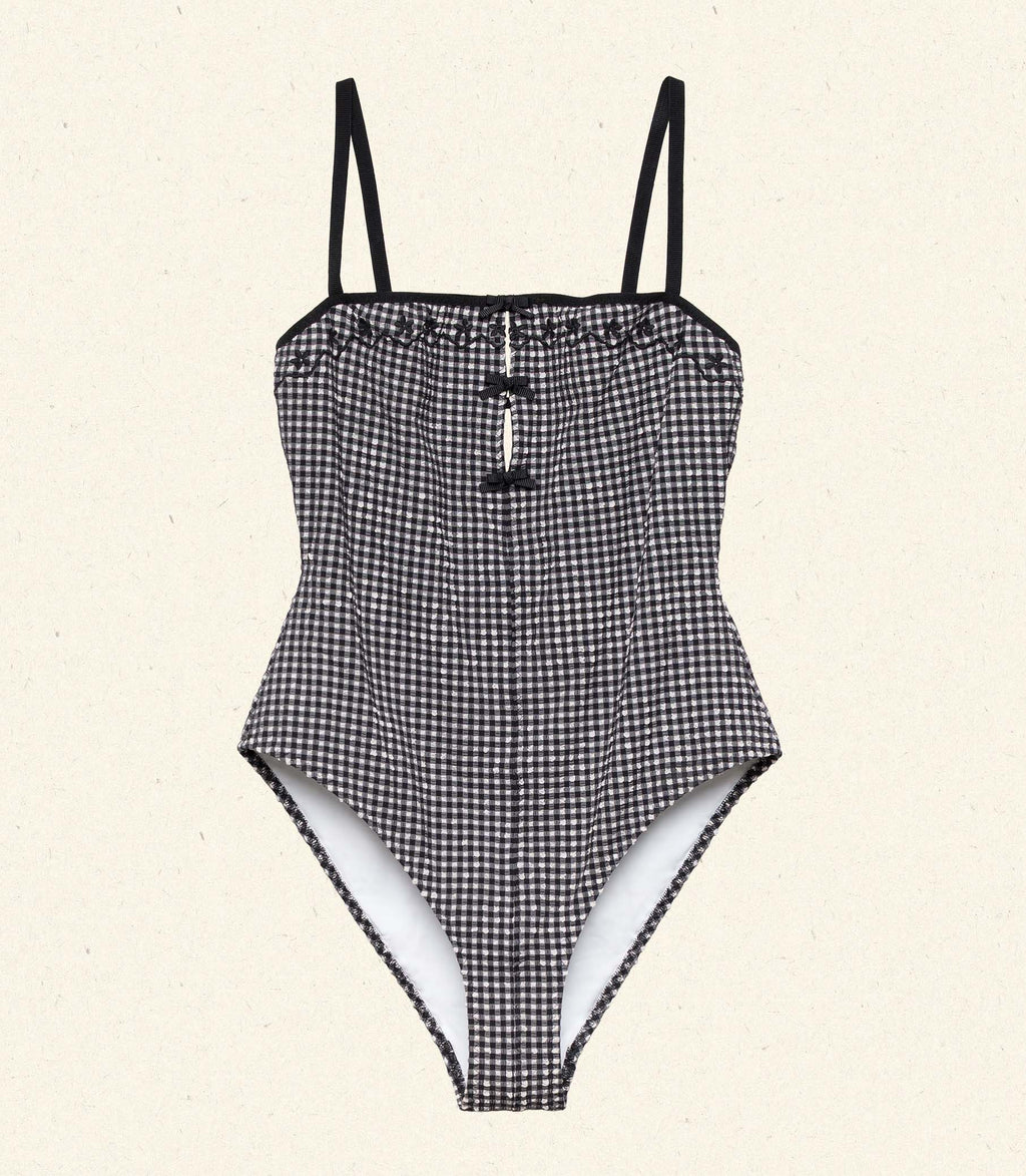 ADRIELLE MAILLOT -- LA MADDALENA GINGHAM