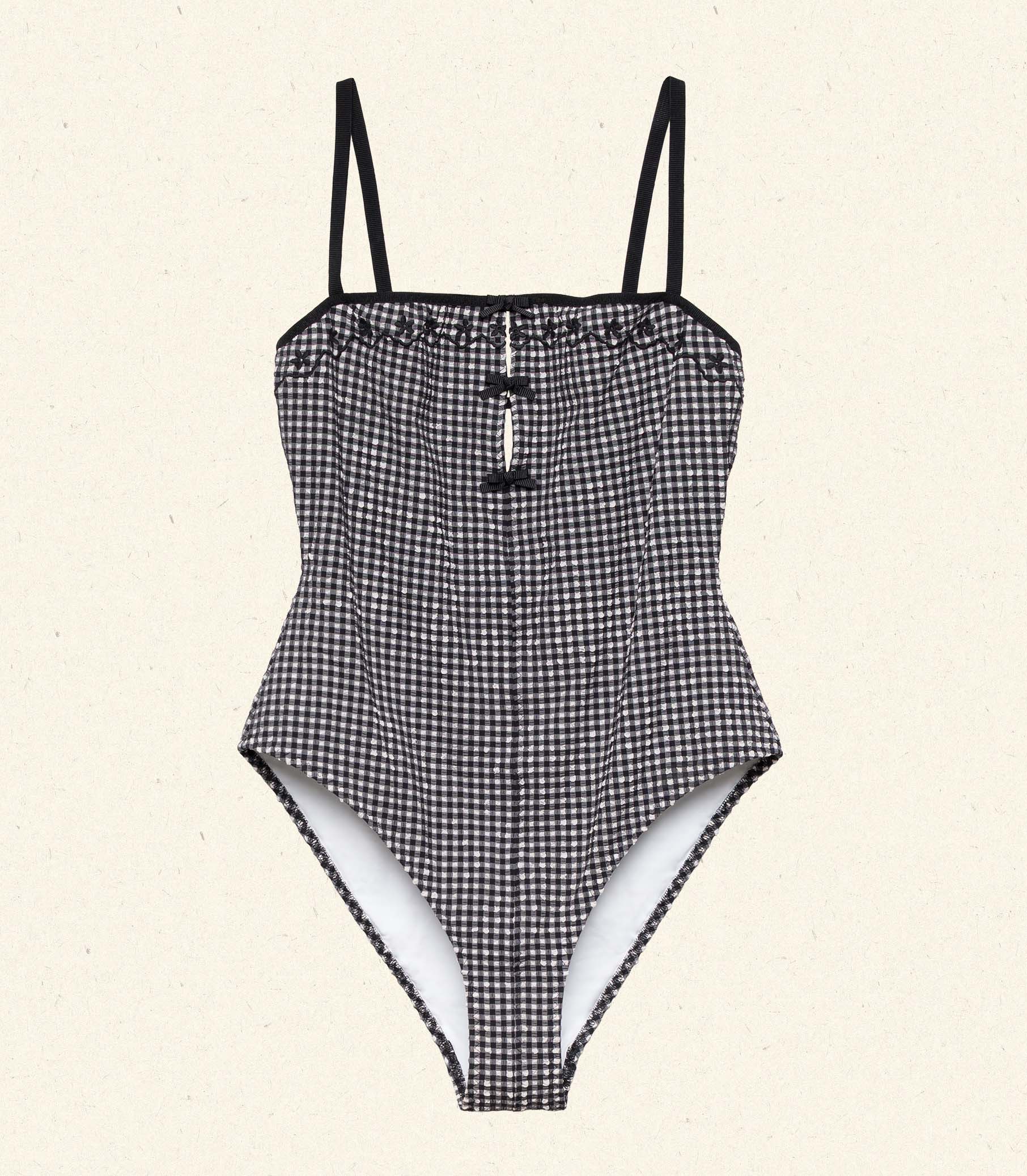 ADRIELLE MAILLOT -- LA MADDALENA GINGHAM