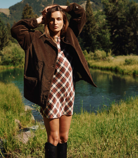 ALAMERE DRESS -- NORFOLK PLAID
