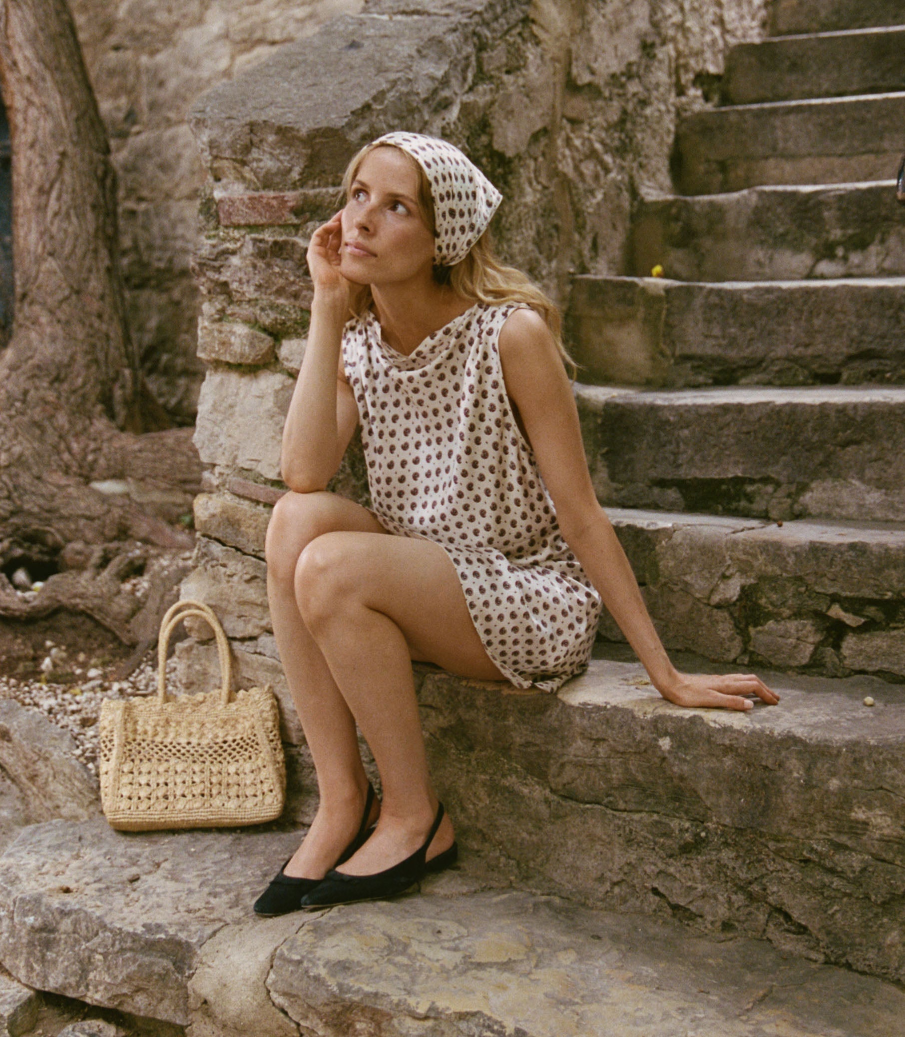 ALFREDA DRESS -- FRANCOISE FOULARD