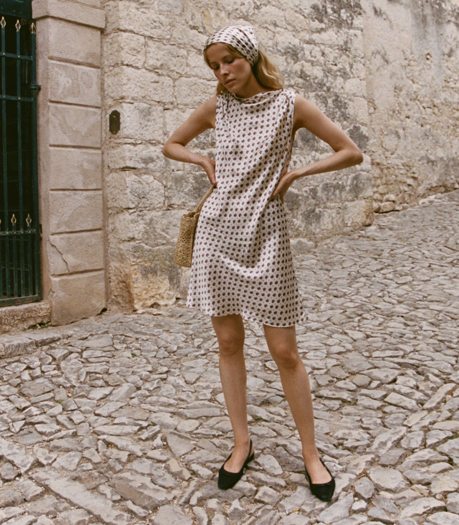 ALFREDA DRESS -- FRANCOISE FOULARD