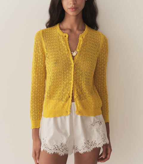 DIANE CARDIGAN -- CITRUS