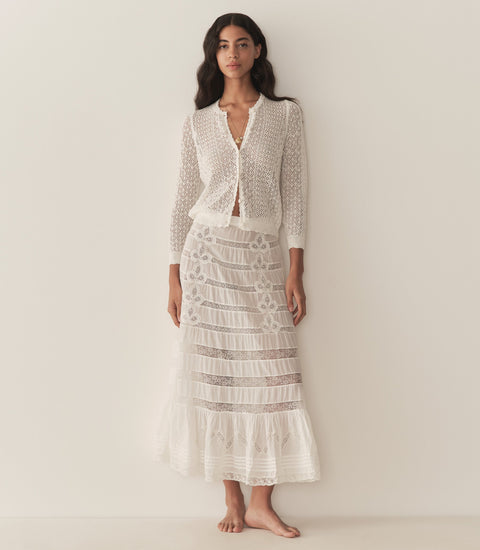 DIANE CARDIGAN -- IVORY