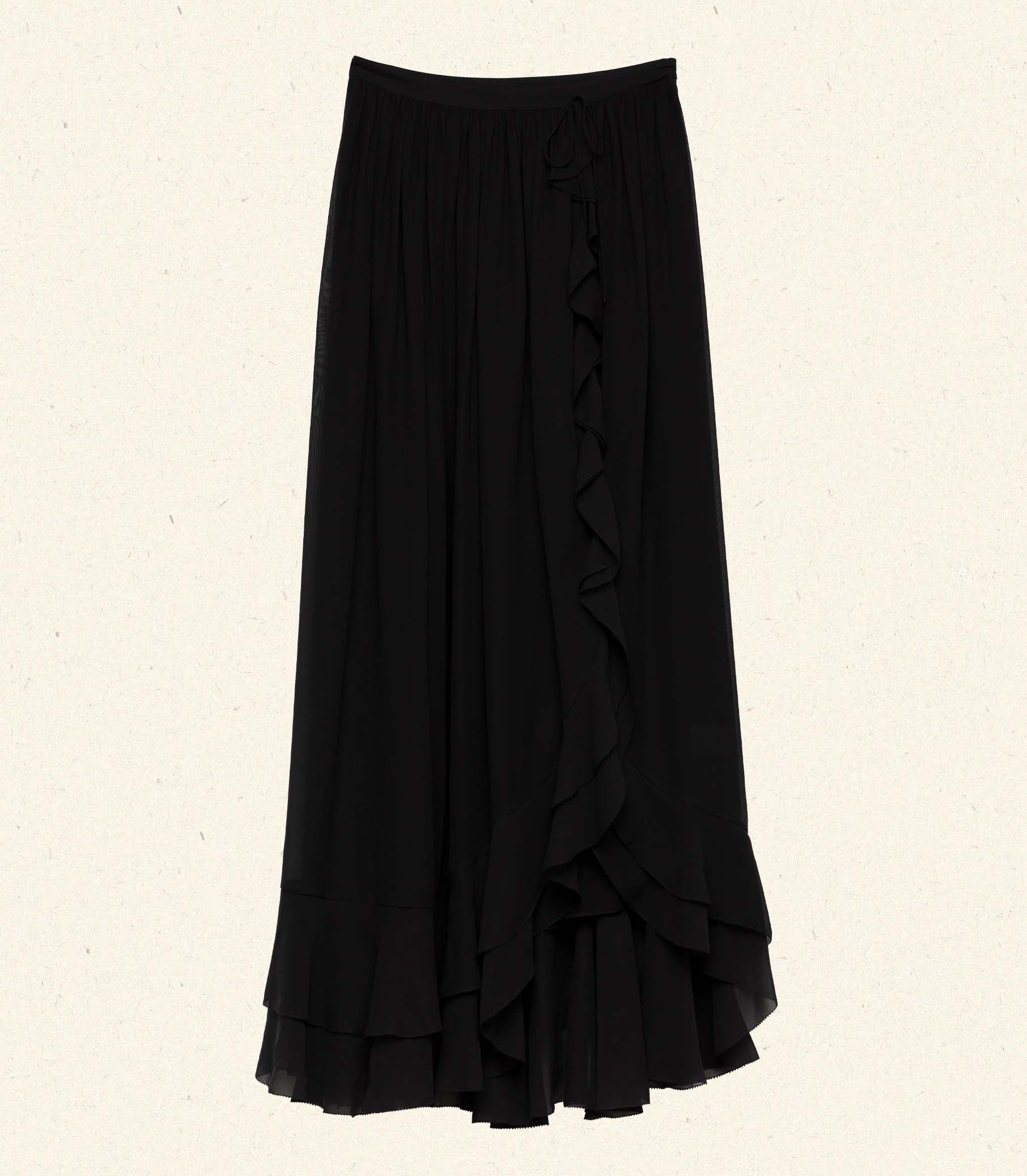 ELISA SKIRT -- BLACK