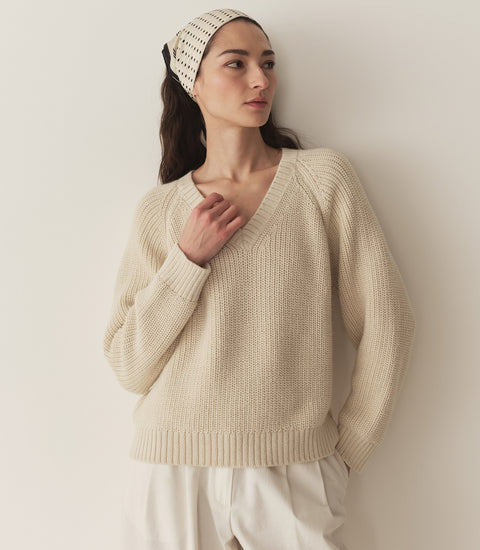 EMMONS SWEATER -- CREAM