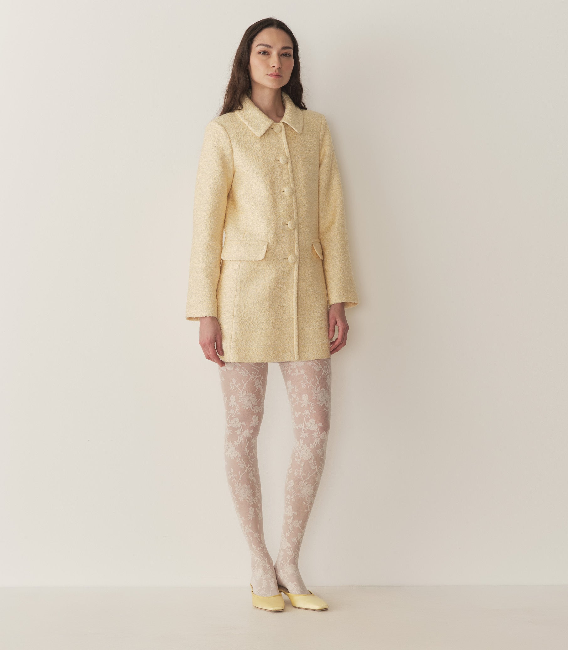 MARIBETH COAT -- WILD HONEYSUCKLE