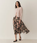 MEADOW SKIRT -- ROSE GARDEN FLORAL