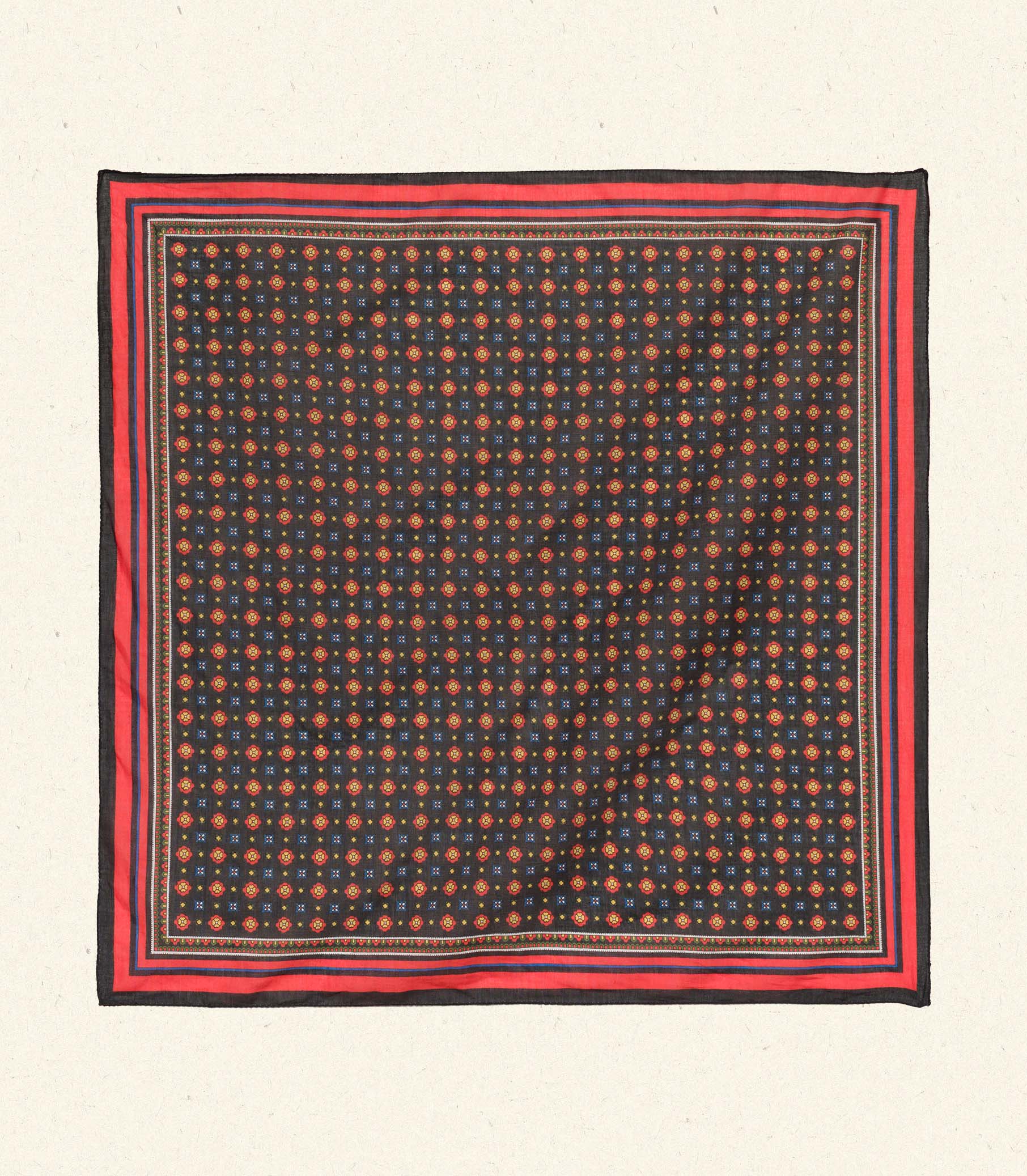 PETIT PENNY BANDANA -- NOIR MONTMARTRE FOULARD