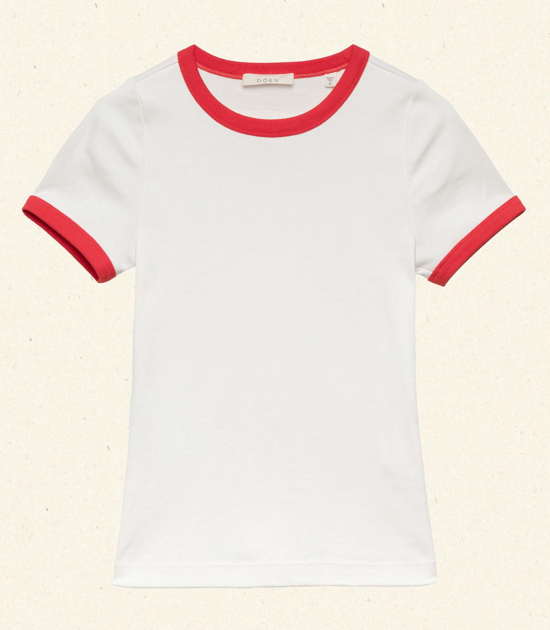 VIVI RINGER TEE -- SALT